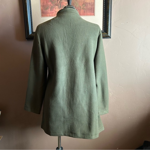 Wool Green Coat Jacket NWT Size Small - Picture 5 of 6